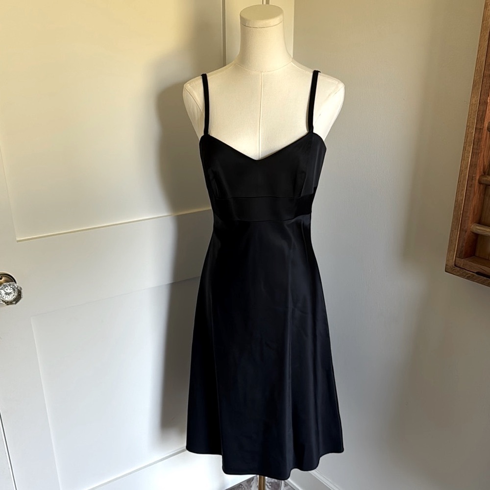 Banana Republic Spaghetti Strap Stretch Midi Cocktail Dress